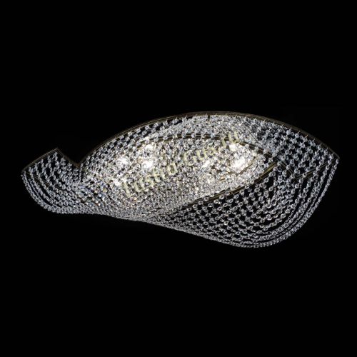 Люстра Хрустальная Волна под бронзу в Магнитогорске Гусь Хрустальный