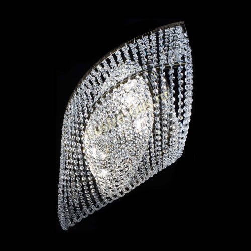 Люстра Хрустальная Волна под бронзу в Магнитогорске Гусь Хрустальный