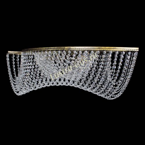 Люстра Хрустальная Волна под бронзу в Магнитогорске Гусь Хрустальный