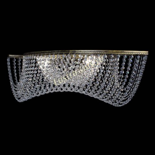 Люстра Хрустальная Волна под бронзу в Магнитогорске Гусь Хрустальный