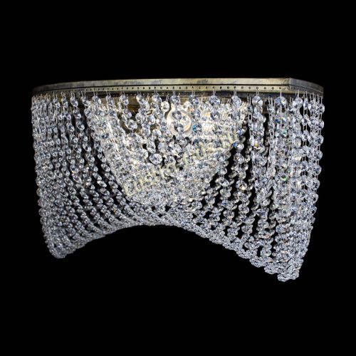 Люстра Хрустальная Волна под бронзу в Магнитогорске Гусь Хрустальный