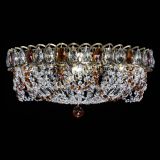 Люстра Хрустальный Каскад Ажур под бронзу Чайная в Магнитогорске