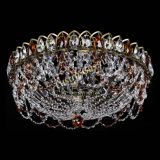 Люстра Хрустальный Каскад Ажур под бронзу Чайная в Магнитогорске