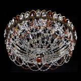 Люстра Хрустальный Каскад Ажур под бронзу Чайная в Магнитогорске