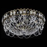 Люстра Хрустальный Каскад Ажур под бронзу Черная в Магнитогорске