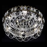 Люстра Хрустальный Каскад Ажур под бронзу Черная в Магнитогорске