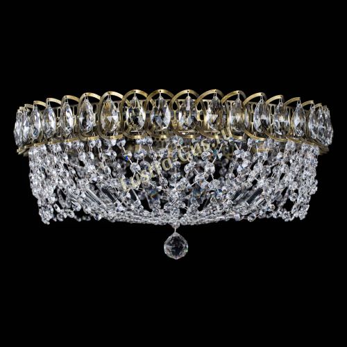 Люстра Хрустальный Каскад Ажур под бронзу в Магнитогорске Гусь Хрустальный