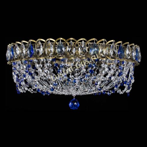 Люстра Хрустальный Каскад Ажур под бронзу Синяя в Магнитогорске Люстра Хрустальный Каскад Ажур под бронзу Синяя в Магнитогорске