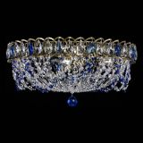 Люстра Хрустальный Каскад Ажур под бронзу Синяя в Магнитогорске Люстра Хрустальный Каскад Ажур под бронзу Синяя в Магнитогорске