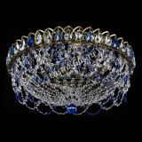 Люстра Хрустальный Каскад Ажур под бронзу Синяя в Магнитогорске Люстра Хрустальный Каскад Ажур под бронзу Синяя в Магнитогорске