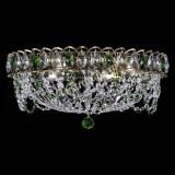 Люстра Хрустальный Каскад Ажур под бронзу Зеленая в Магнитогорске