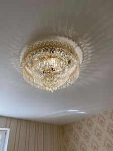 Люстра Хрустальный Каскад Перо в Магнитогорске отзыв и фото покупателя