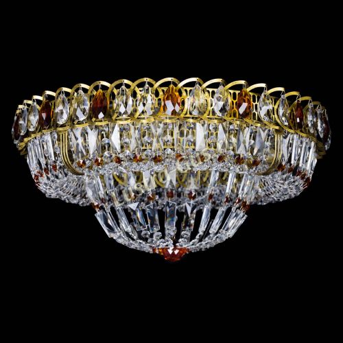 Люстра Кольцо Классика Пластинка чайная под бронзу в Магнитогорске Гусь Хрустальный