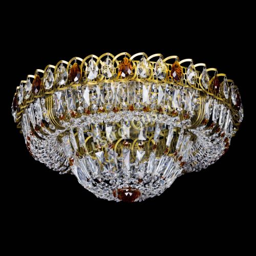 Люстра Кольцо Классика Пластинка чайная под бронзу в Магнитогорске Гусь Хрустальный