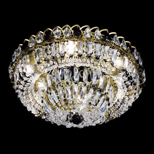 Люстра Кольцо Классика Пластинка черная под бронзу в Магнитогорске Гусь Хрустальный