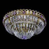 Люстра Кольцо Классика Пластинка фиолетовая под бронзу в Магнитогорске Люстра Кольцо Классика Пластинка фиолетовая под бронзу в Магнитогорске