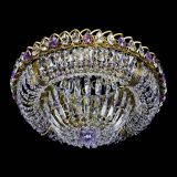 Люстра Кольцо Классика Пластинка фиолетовая под бронзу в Магнитогорске Люстра Кольцо Классика Пластинка фиолетовая под бронзу в Магнитогорске