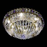 Люстра Кольцо Классика Пластинка фиолетовая под бронзу в Магнитогорске Люстра Кольцо Классика Пластинка фиолетовая под бронзу в Магнитогорске