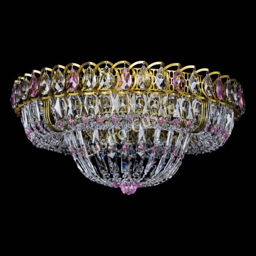 Люстра Кольцо Классика Пластинка розовая под бронзу в Магнитогорске Люстра Кольцо Классика Пластинка розовая под бронзу в Магнитогорске