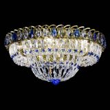 Люстра Кольцо Классика Пластинка синяя под бронзу в Магнитогорске Люстра Кольцо Классика Пластинка синяя под бронзу в Магнитогорске