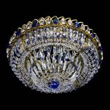 Люстра Кольцо Классика Пластинка синяя под бронзу в Магнитогорске Люстра Кольцо Классика Пластинка синяя под бронзу в Магнитогорске