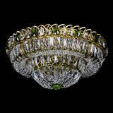 Люстра Кольцо Классика Пластинка зеленая под бронзу в Магнитогорске