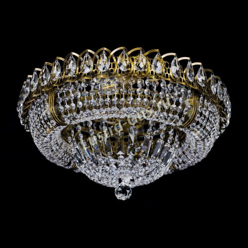 Люстра Кольцо Классика под бронзу 6 ламп в Магнитогорске Гусь Хрустальный