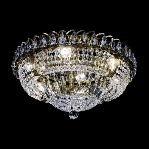 Люстра Кольцо Классика под бронзу 6 ламп в Магнитогорске Гусь Хрустальный