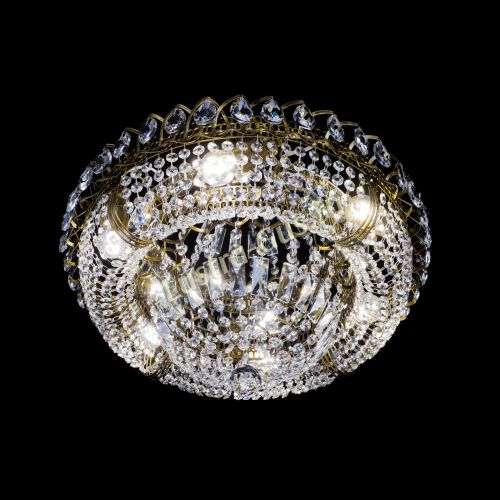 Люстра Кольцо Классика под бронзу 6 ламп в Магнитогорске Гусь Хрустальный