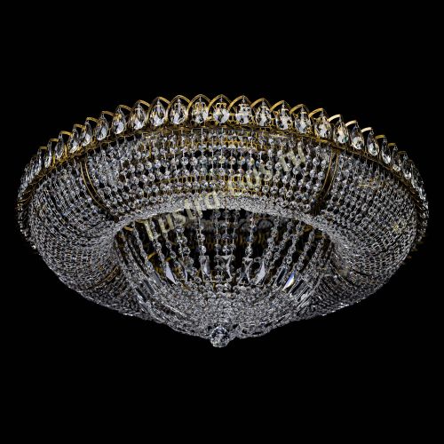 Люстра Кольцо Классика 10 ламп под бронзу в Магнитогорске Гусь Хрустальный