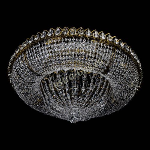 Люстра Кольцо Классика 10 ламп под бронзу в Магнитогорске Гусь Хрустальный