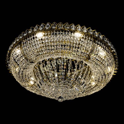 Люстра Кольцо Классика 10 ламп под бронзу в Магнитогорске Гусь Хрустальный