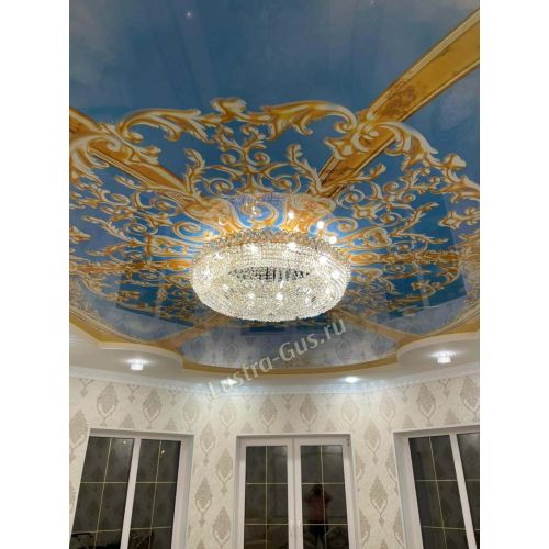 Люстра Кольцо Классика 900 мм в Магнитогорске Гусь Хрустальный