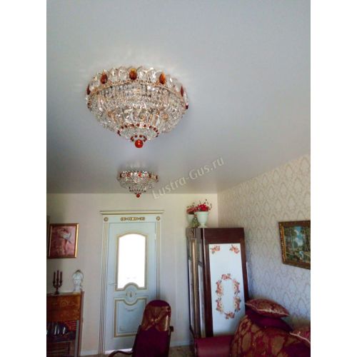 Люстра Кольцо Классика чайная в Магнитогорске Гусь Хрустальный