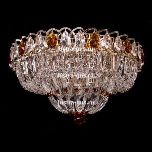 Люстра Кольцо Классика Пластинка цветная в Магнитогорске Гусь Хрустальный