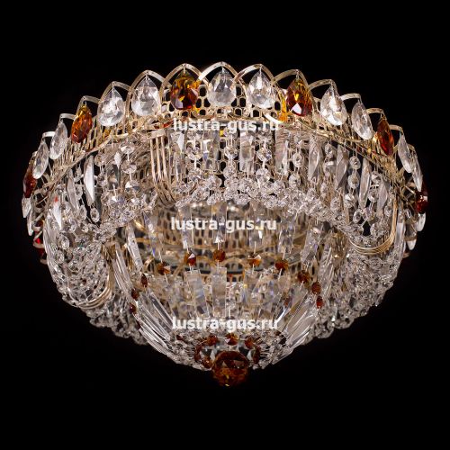 Люстра Кольцо Классика Пластинка цветная в Магнитогорске Гусь Хрустальный