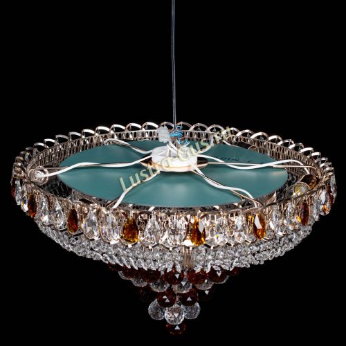 Люстра Кольцо пирамида шар 40 мм чайный в Магнитогорске Гусь Хрустальный