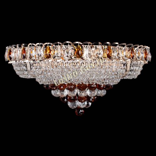 Люстра Кольцо пирамида шар 40 мм чайный в Магнитогорске Гусь Хрустальный