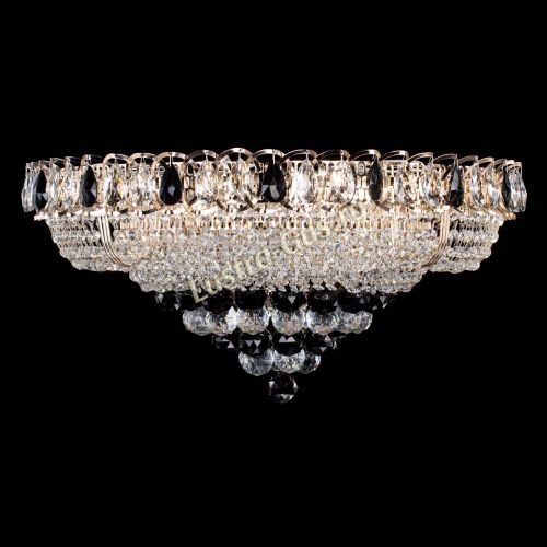 Люстра Кольцо пирамида шар 40 мм черная в Магнитогорске Гусь Хрустальный