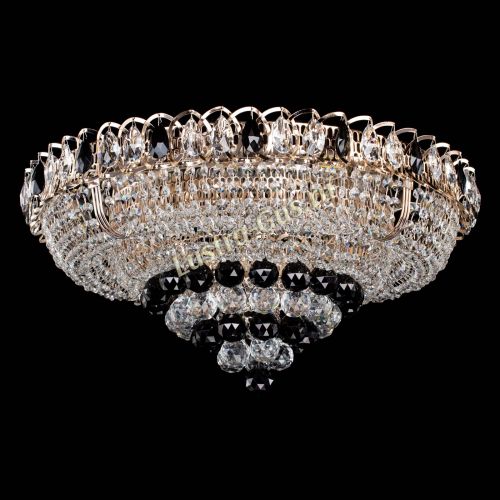 Люстра Кольцо пирамида шар 40 мм черная в Магнитогорске Гусь Хрустальный