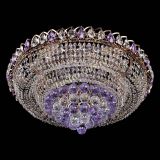 Люстра Кольцо пирамида шар 40 мм фиолетовая в Магнитогорске