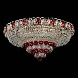 Люстра Кольцо пирамида шар 40 мм красная в Магнитогорске