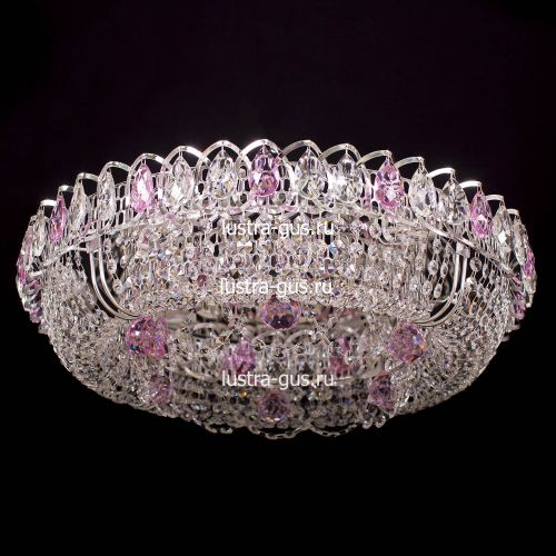 Люстра Кольцо Снежинка розовая в Магнитогорске Люстра Кольцо Снежинка розовая в Магнитогорске
