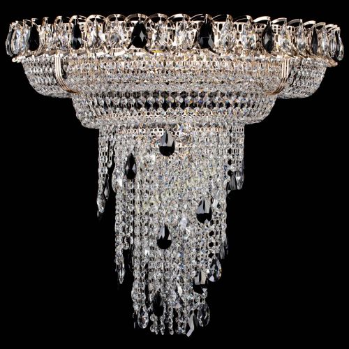 Люстра Кольцо №10 черная в Магнитогорске Гусь Хрустальный