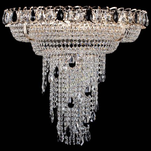 Люстра Кольцо №10 черная в Магнитогорске Гусь Хрустальный