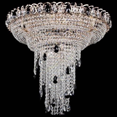 Люстра Кольцо №10 черная в Магнитогорске Гусь Хрустальный