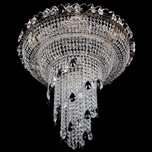 Люстра Кольцо №10 черная в Магнитогорске Гусь Хрустальный