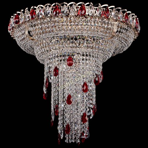 Люстра Кольцо №10 красная в Магнитогорске Гусь Хрустальный