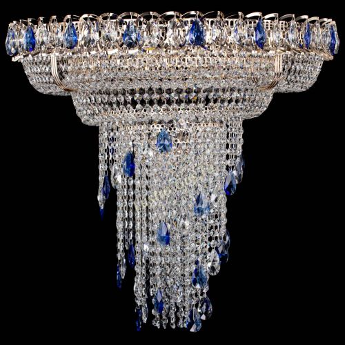 Люстра Кольцо №10 синяя в Магнитогорске Гусь Хрустальный