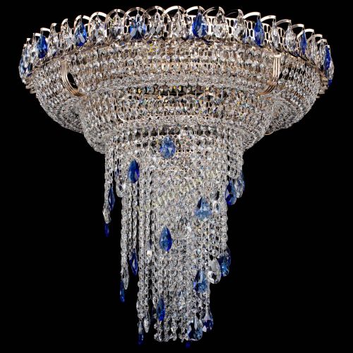 Люстра Кольцо №10 синяя в Магнитогорске Гусь Хрустальный